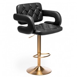 Barová stolička Melisa Gold Black