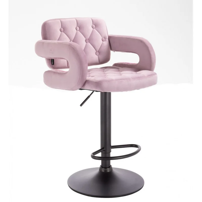Barová stolička Melisa Mat Velur lila Barové stoličky