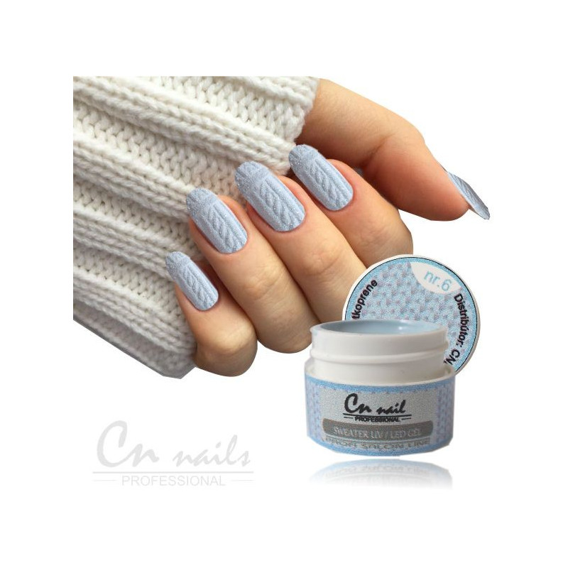 6. Sweater uv/led gél kašmír PURE BLUE Kategórie 6. Sweater uv/led gél kašmír PURE BLUE Kategórie