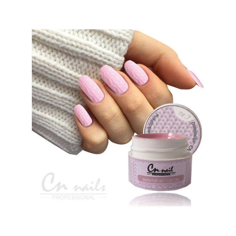 7. Sweater uv/led gél kašmír PUDER PINK Kategórie 7. Sweater uv/led gél kašmír PUDER PINK Kategórie