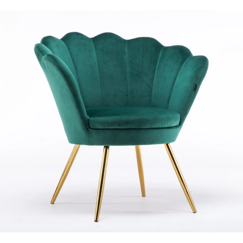 Kreslo Serena Velur Green Stoličky, lavičky do čakárne