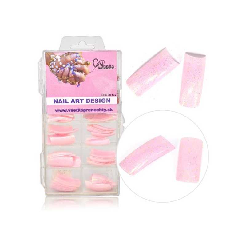 Farebné tipy - ružové glitrové   Farebné tipy