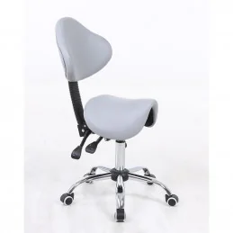 Kozmetická stolička Sedlo Silver