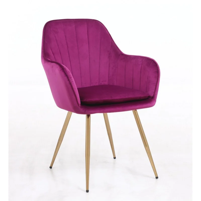 Kreslo Vanes velur Fuksia Stoličky, lavičky do čakárne