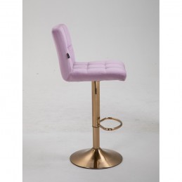 Barová stolička Agáta Gold Pink  Barové stoličky