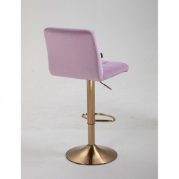 Barová stolička Agáta Gold Pink  Barové stoličky