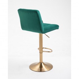 Barová stolička Agáta Gold Green  Barové stoličky