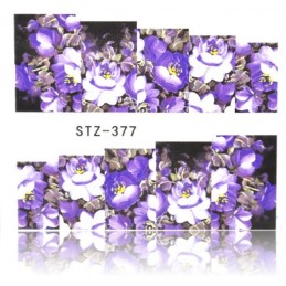 STZ 377 Flowers design  Vodové nálepky - Flowers