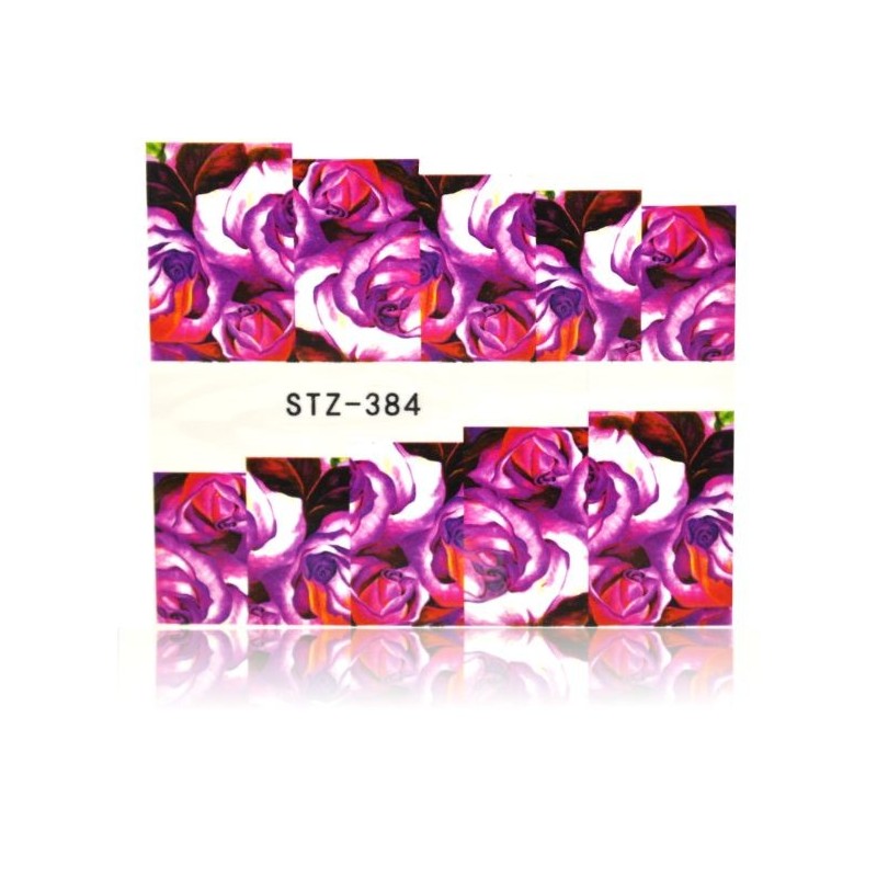 STZ 384 Flowers design  Vodové nálepky - Flowers