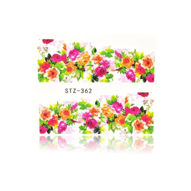STZ 362 Flowers design  Vodové nálepky - Flowers