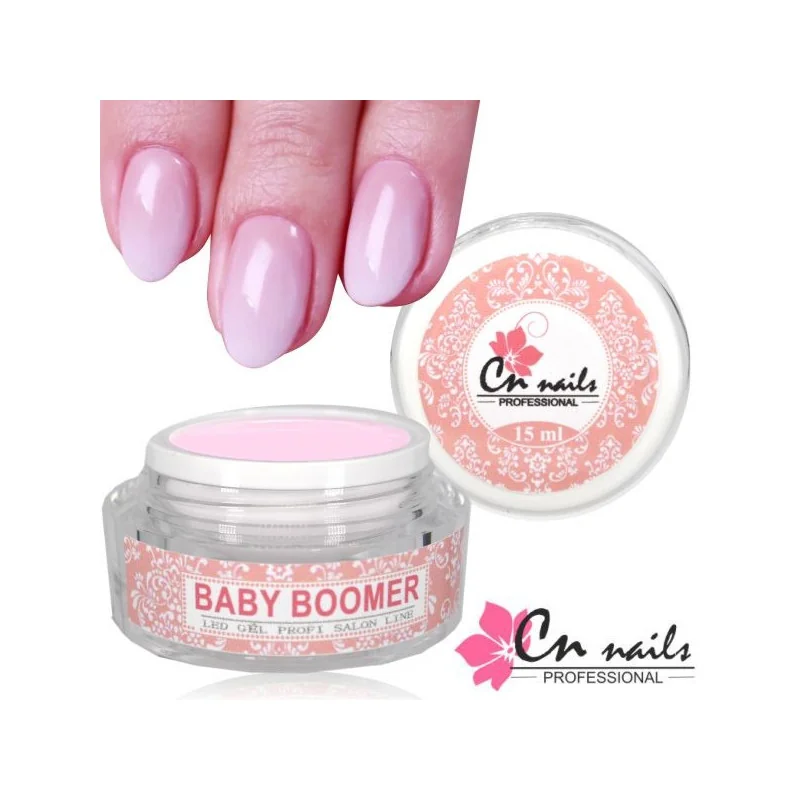 Baby boomer UV/Led gél 15ml KAMUFLÁŹNE GÉLY na nechty Baby boomer UV/Led gél 15ml KAMUFLÁŹNE GÉLY na nechty