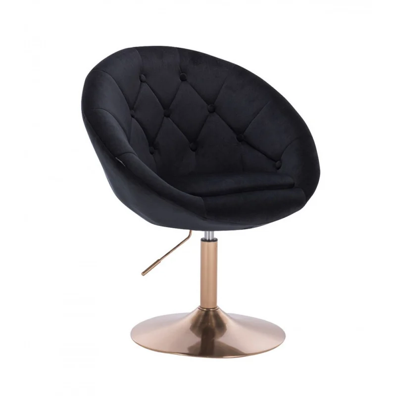 Kreslo Elegance Velur Gold Black Kategórie