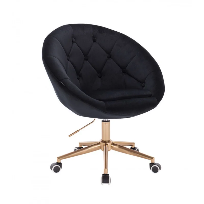 Kreslo Elegance Velur Gold Black Kategórie