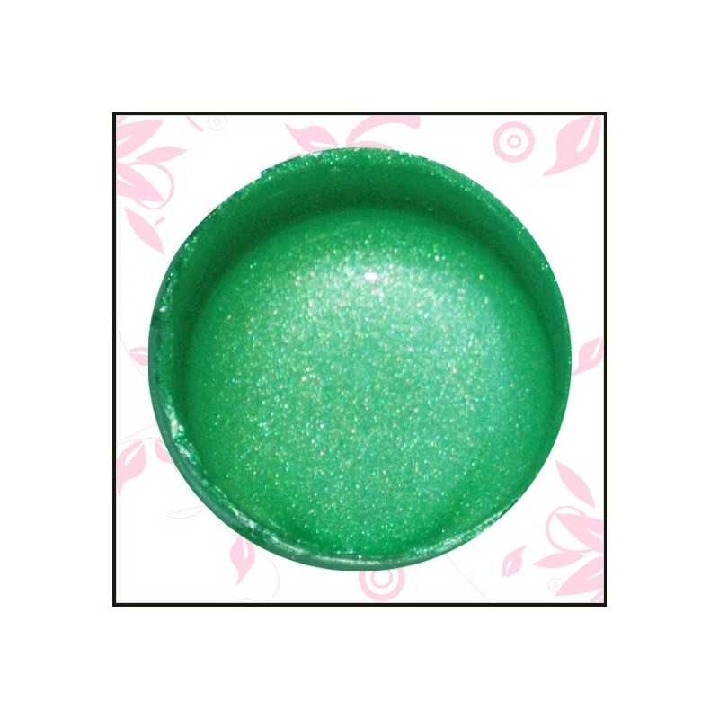 Vodová farba glitrová zelená č.92  Vodové farby