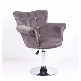 Kreslo Laura Velur Silver Dark Kategórie