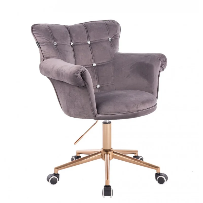 Kreslo Laura Gold Velur Dark Silver Kategórie