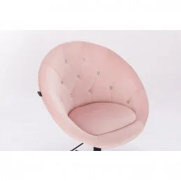 Kreslo Elegance Gold Velur Puder Stoličky, lavičky do čakárne