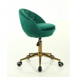 Stolička Caramela Velur Gold Green Kategórie