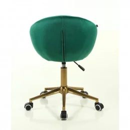 Stolička Caramela Velur Gold Green Kategórie