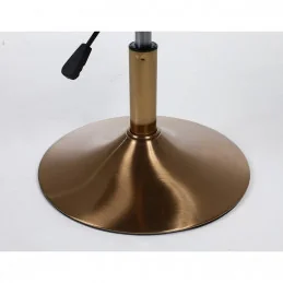 Kreslo Caramela Velur Gold Black Stoličky, lavičky do čakárne