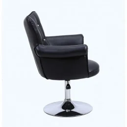 Kreslo Laura Black Stoličky, lavičky do čakárne