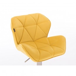 Barová stolička Detail Gold Velur Yellow  Barové stoličky