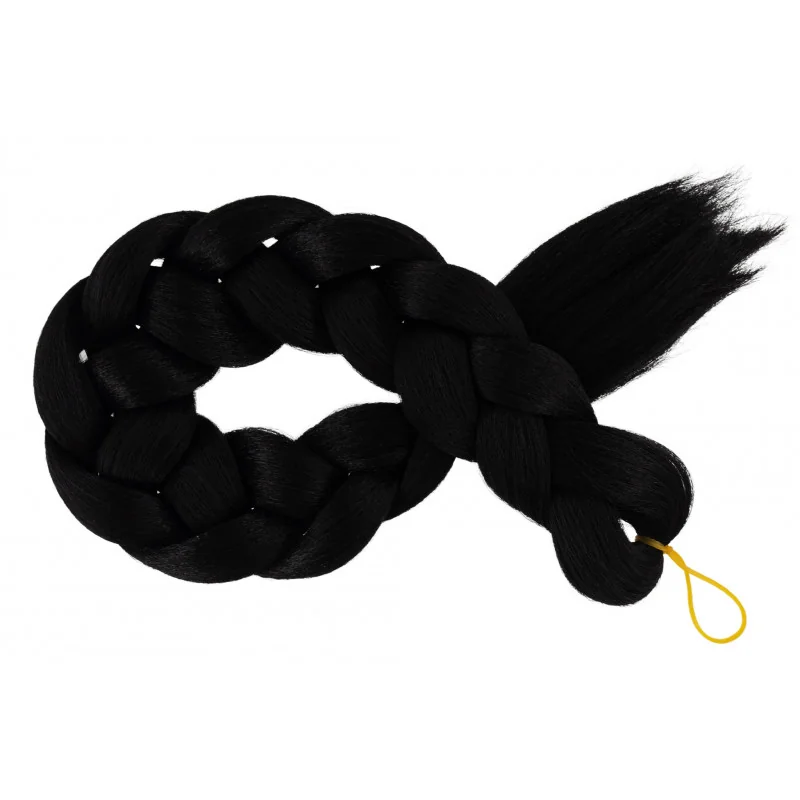 Kanekalon Čierna Kanekalon jednofarebný