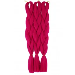 Kanekalon Tmavo Ružovy Kanekalon jednofarebný