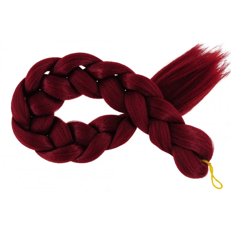 Kanekalon Burgund I. Kanekalon jednofarebný