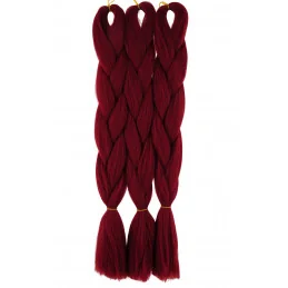 Kanekalon Burgund I. Kanekalon jednofarebný