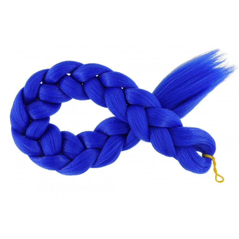 Kanekalon Tmavo Modra Kanekalon jednofarebný