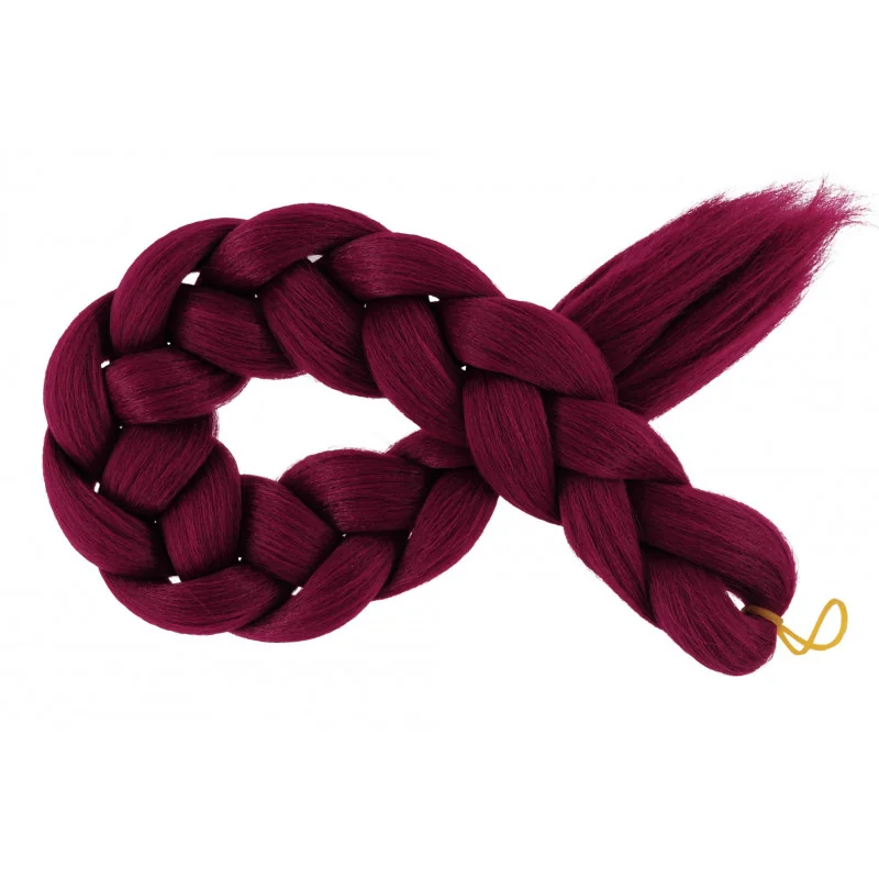 Kanekalon Višňova Kanekalon jednofarebný