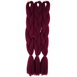 Kanekalon Višňova Kanekalon jednofarebný