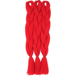 Kanekalon Červeny Neon Kanekalon jednofarebný