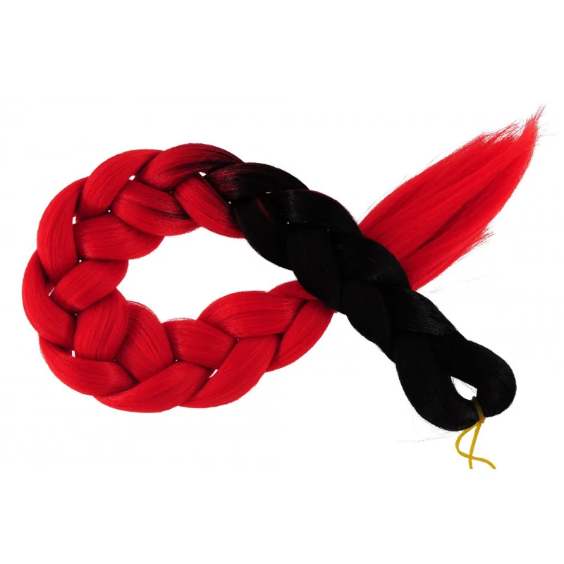 Kanekalon Čierna - Červena neon Kategórie