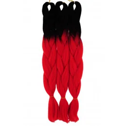 Kanekalon Čierna - Červena neon Kategórie