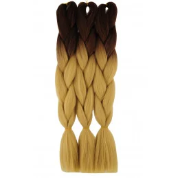 Kanekalon Hneda - Blond II. Kanekalon dvojfarebný