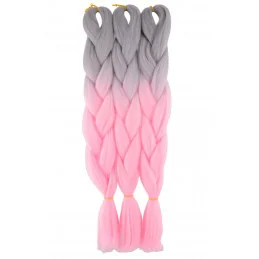 Kanekalon Siva - Baby pink Kanekalon dvojfarebný