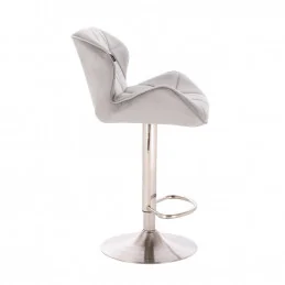 Barová stolička Detail Velur Silver Kategórie