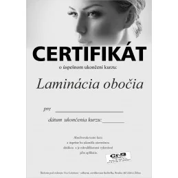 Školenie Laminácia obočia Kategórie