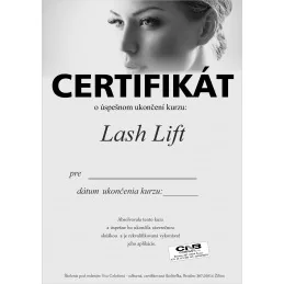 Školenie na Lash Lift Kategórie