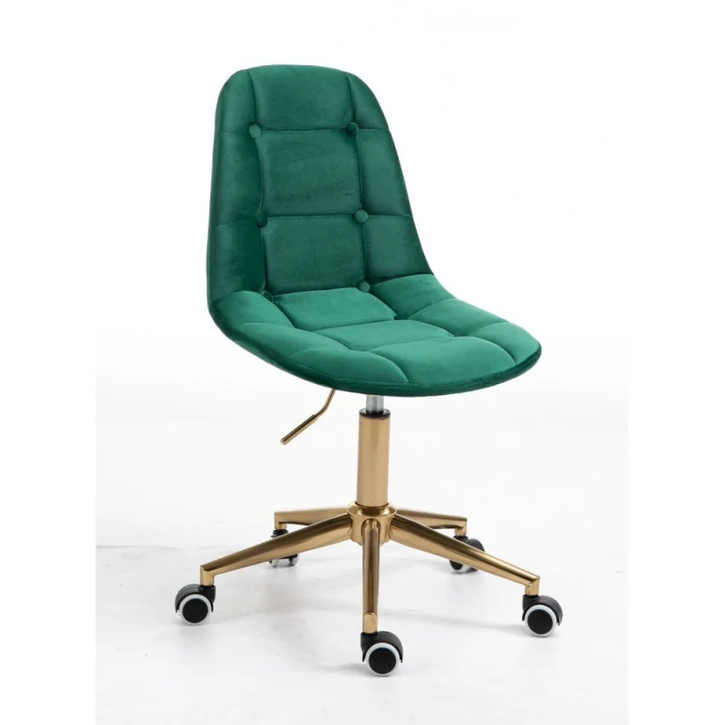 Kozmetická stolička Laura Velur Green