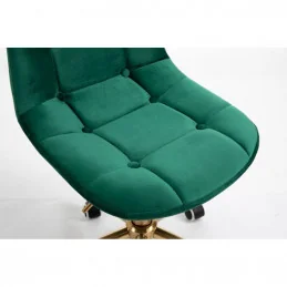 Kozmetická stolička Laura Velur Green