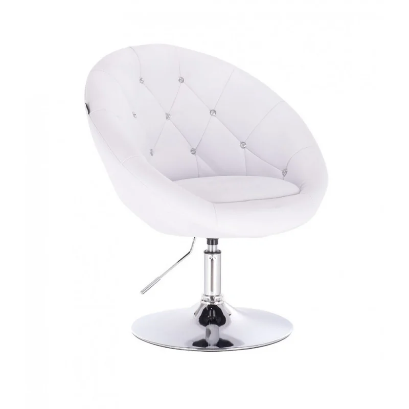 Kreslo Elegance White Krystal Stoličky, lavičky do čakárne