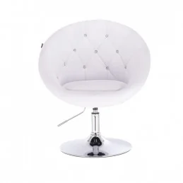 Kreslo Elegance White Krystal Stoličky, lavičky do čakárne