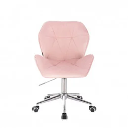 Stolička Hanah Velur Puder Kreslá, stoličky