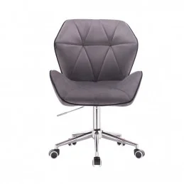 Stolička Hanah Velur Grafit Kreslá, stoličky