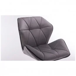 Stolička Hanah Velur Grafit Kreslá, stoličky