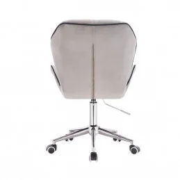 Stolička Hanah Velur Silver Kreslá, stoličky