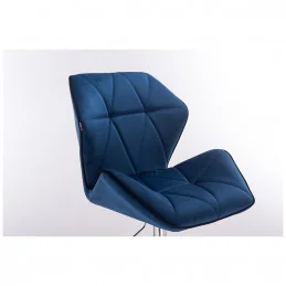 Stolička Hanah Velur Čierne more Kreslá, stoličky